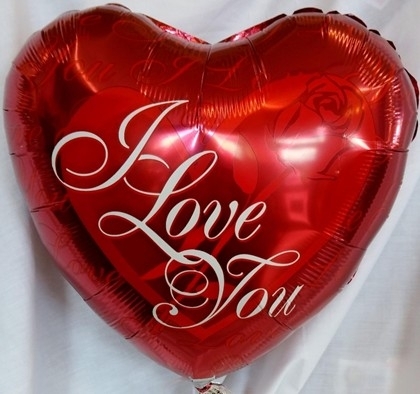 Valentine's Day Balloon   with your choosen bouquet